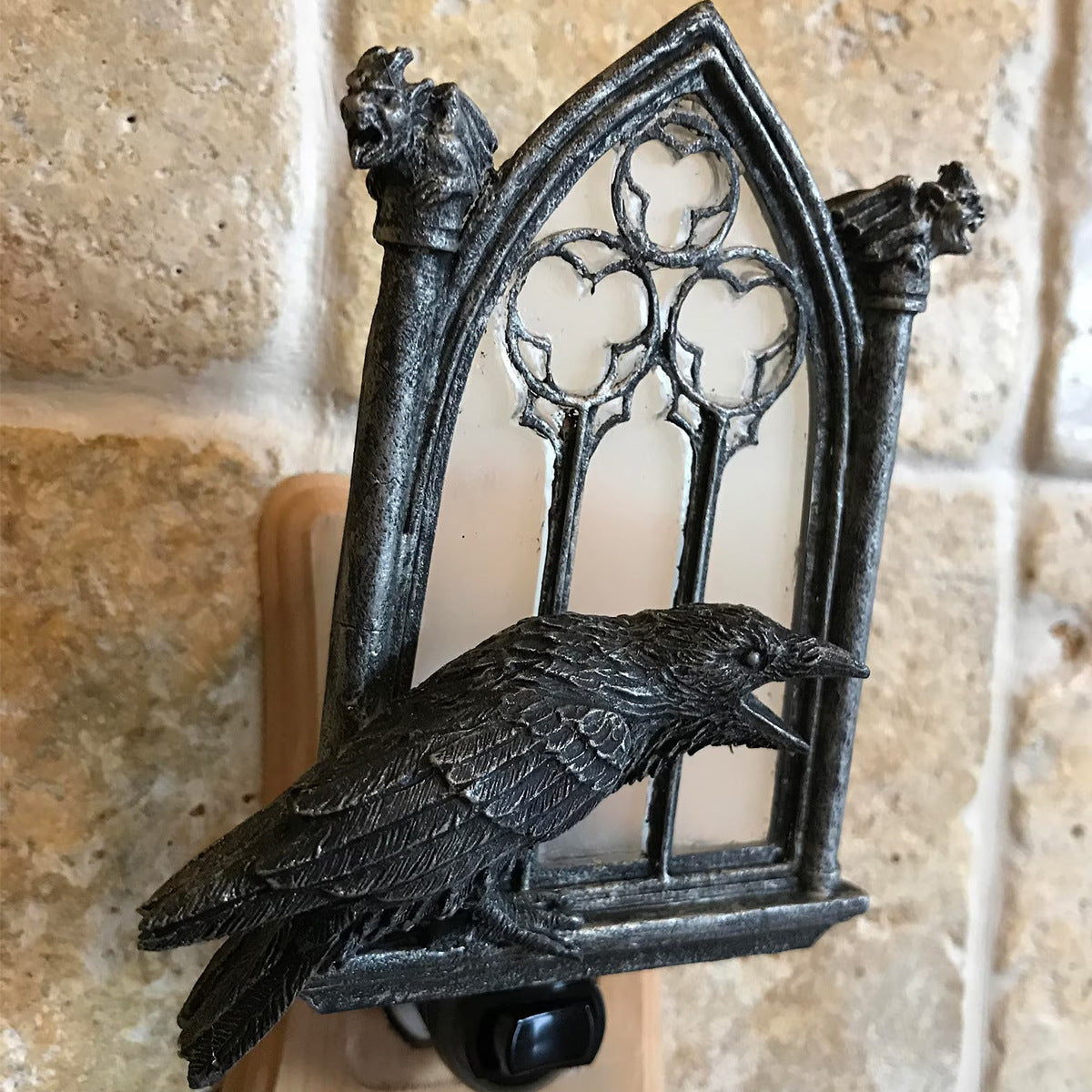 Halloween Hanging Crow Small Night Lamp Decoration