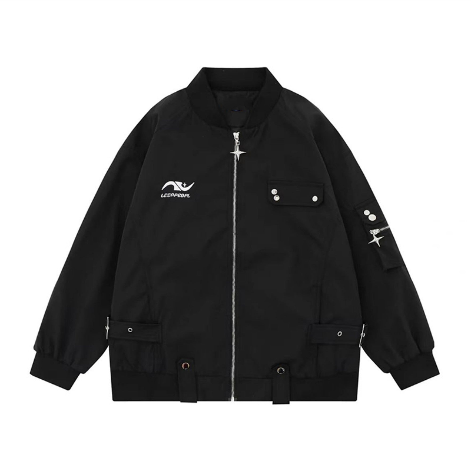American Retro Street Metal Pilot Jacket