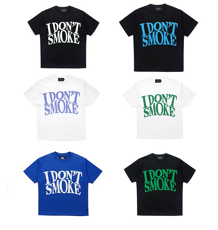 TEE pair of short - sleeved female popular logo men's T-shirt