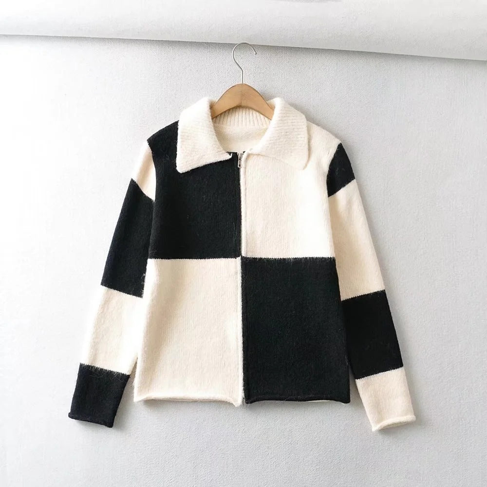 Fall Street Hipster Lapel Ladies Top