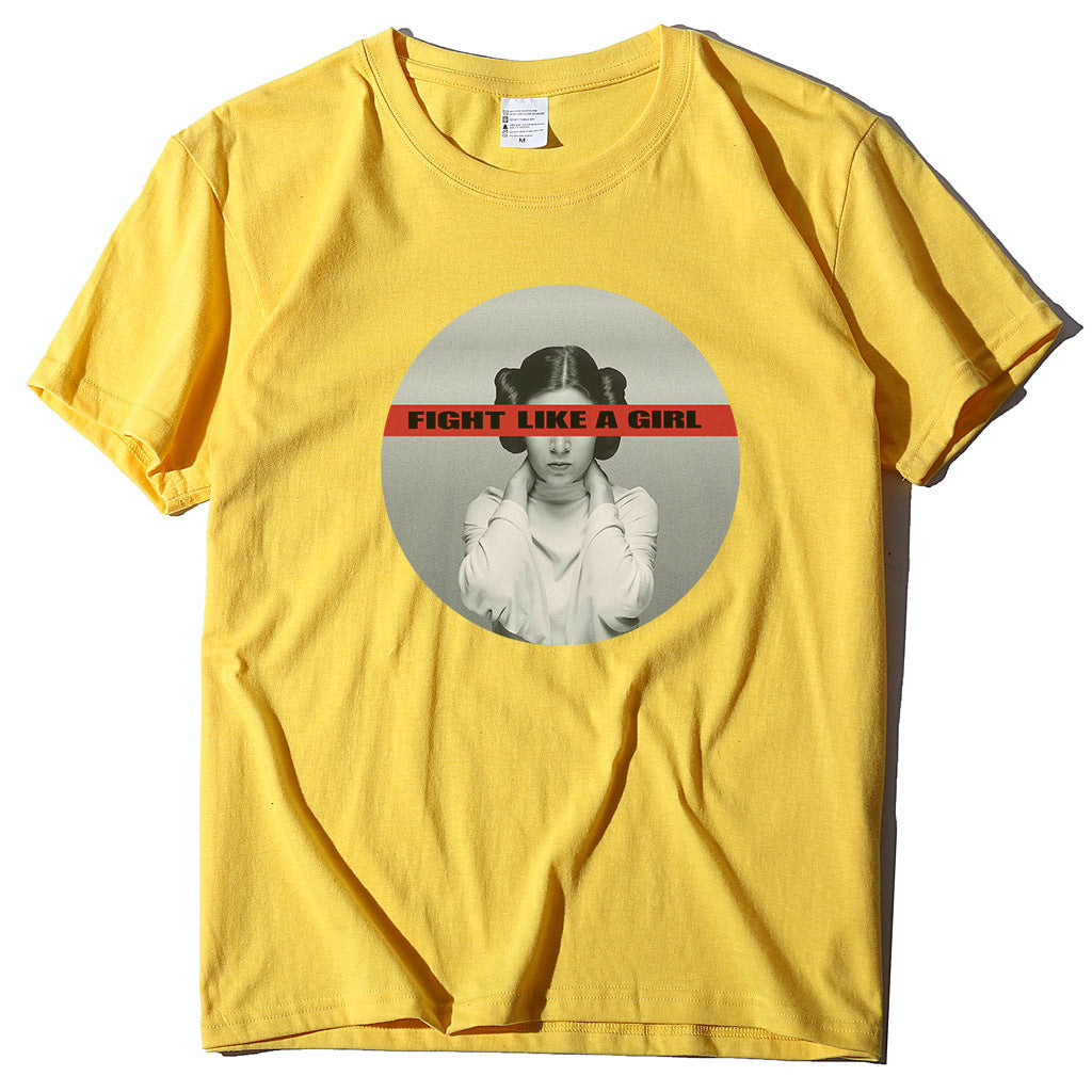Feminist Print Casual T-shirt Short Sleeve Summer Tops Tee Shirt