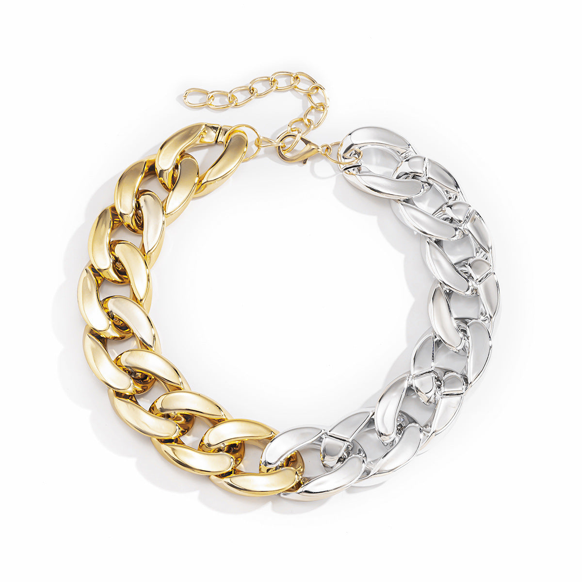 Street Hong Kong Style Geometric Chain Necklace