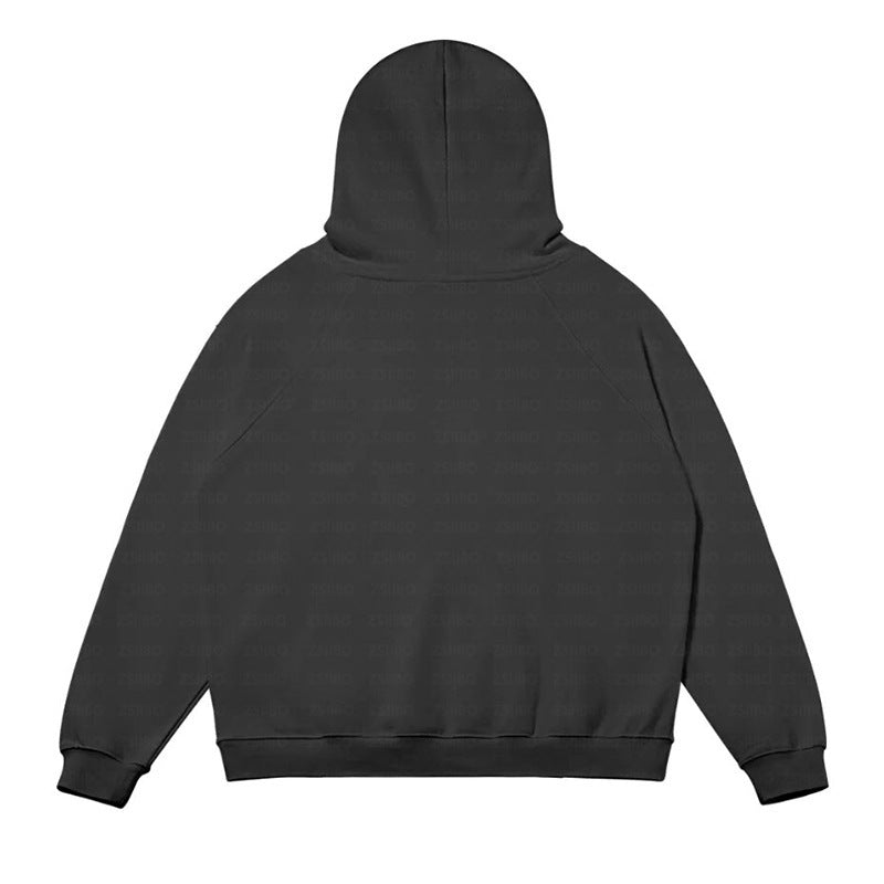 Retro Casual Simple Lip Printings Hoodie For Women
