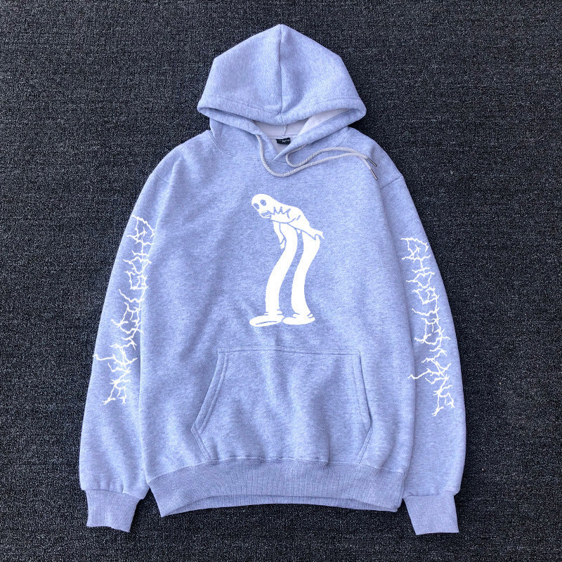 Printed hooded sweatshirt