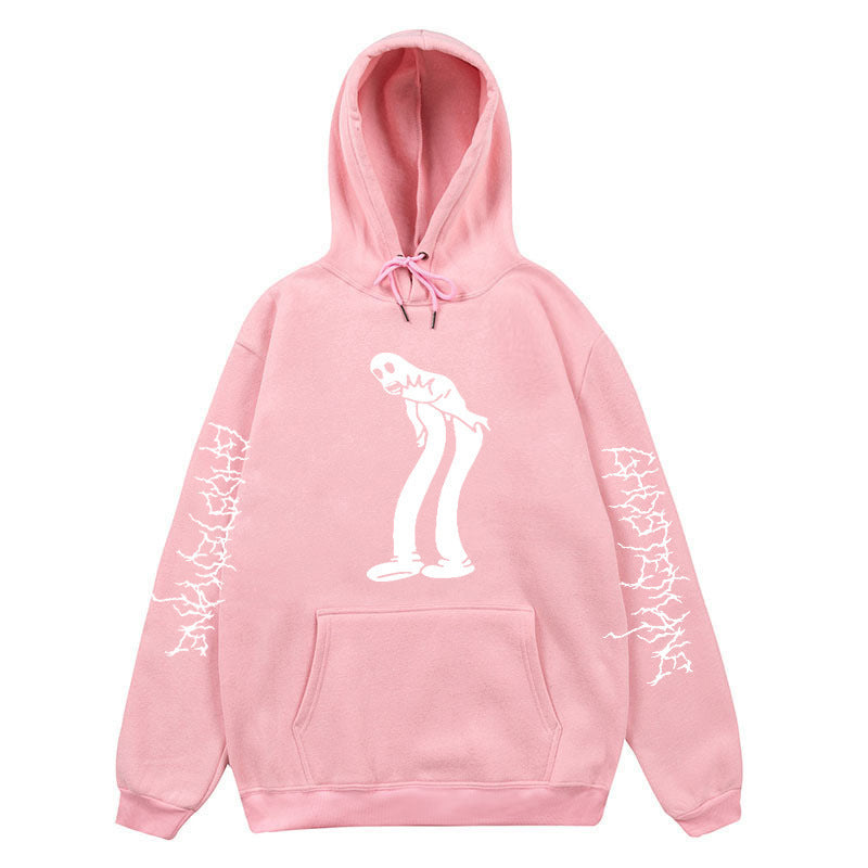 Printed hooded sweatshirt