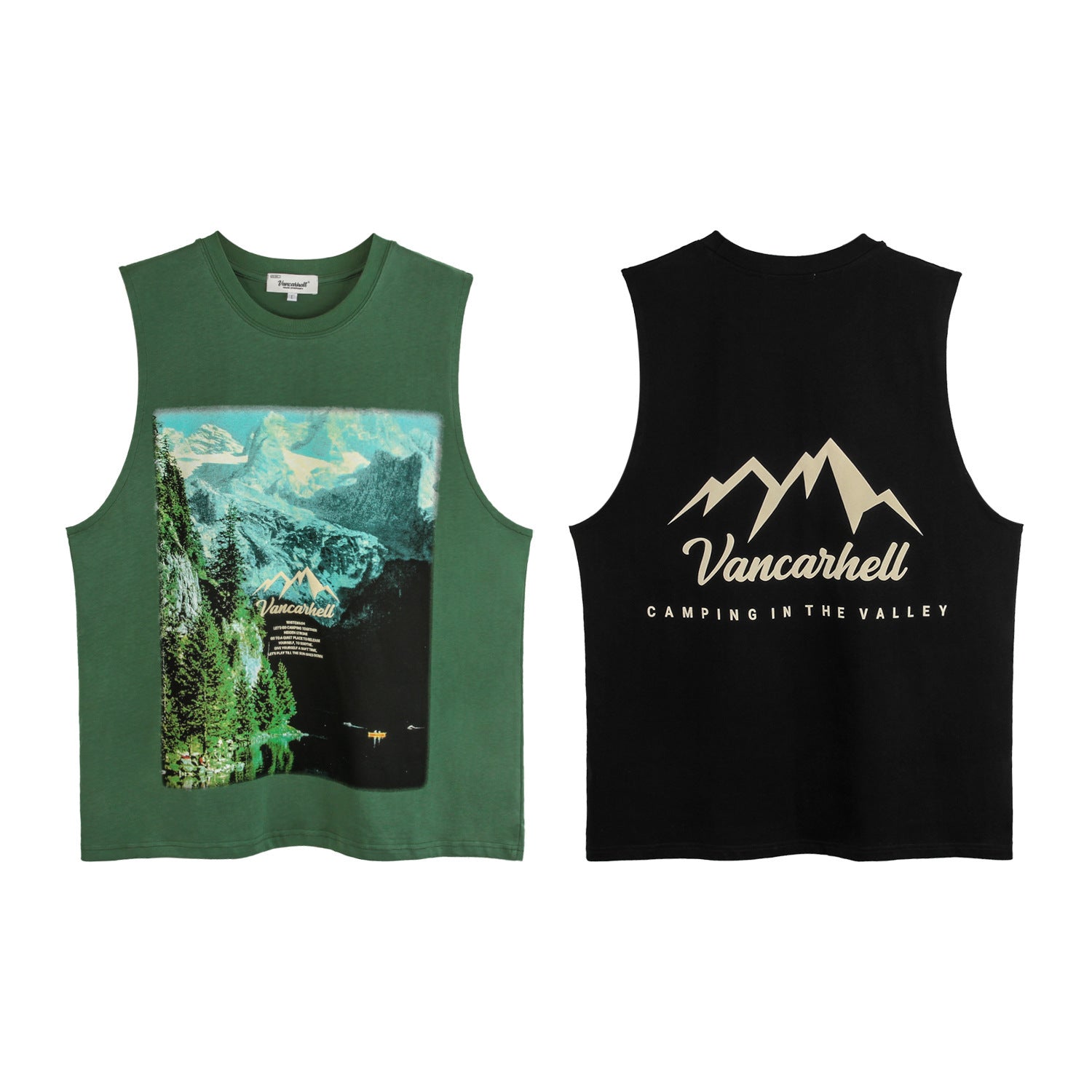 Men's Hip-hop Landscape Printed T-shirt
