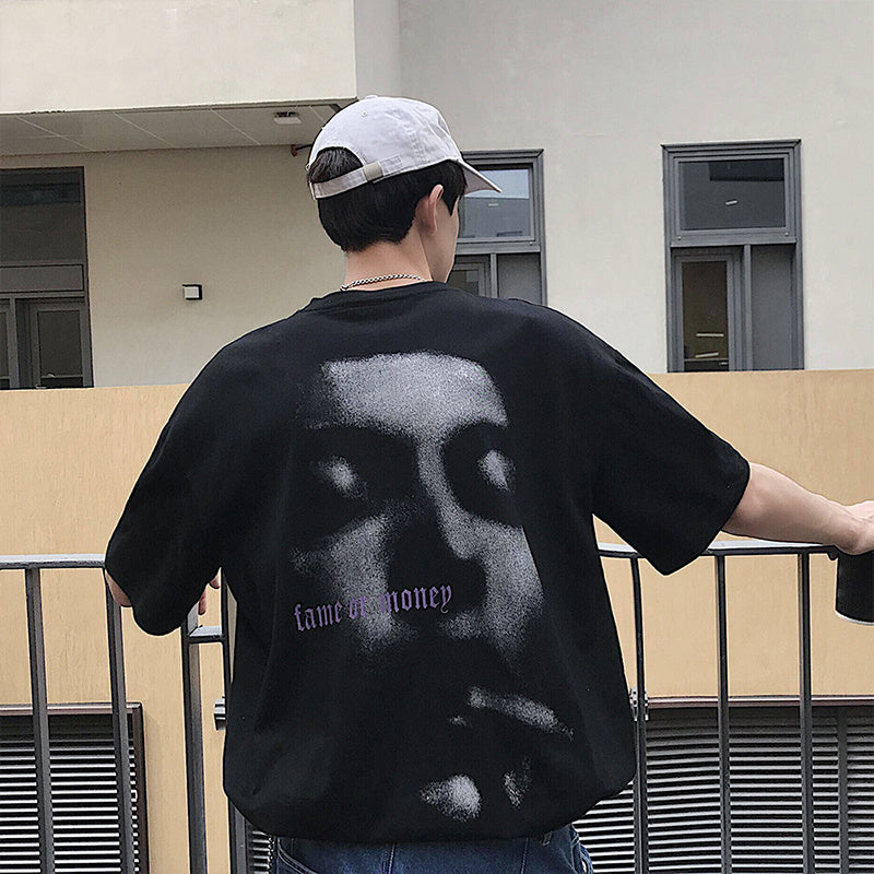 All-match half-sleeved hip-hop top