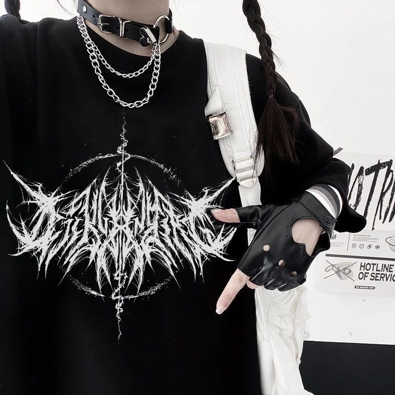 Printed Wings Street Style Cotton T-shirt Men