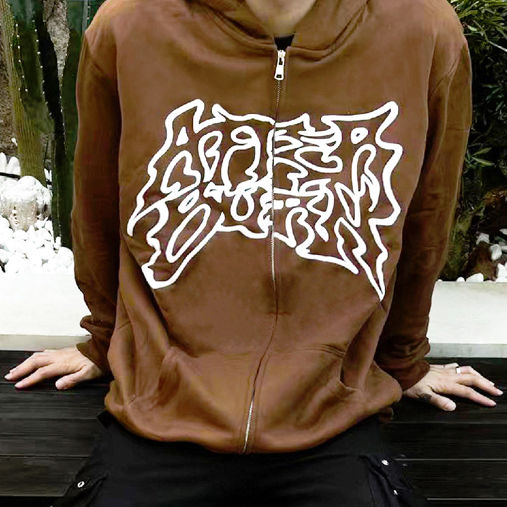 Men's Fashion Cardigan Hoodie Hip-hop Sweater
