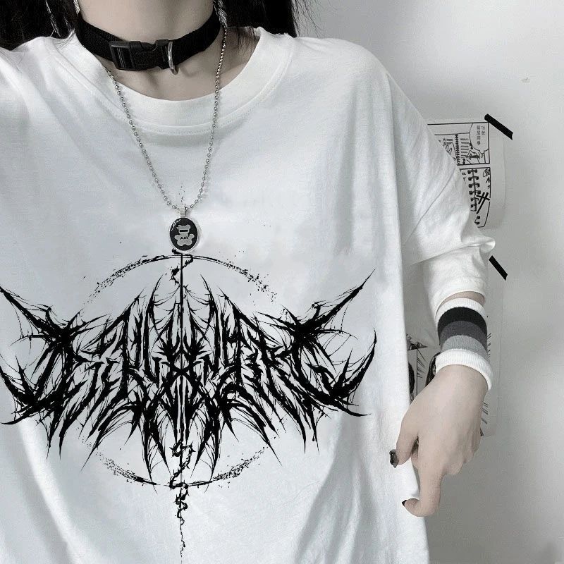 Printed Wings Street Style Cotton T-shirt Men