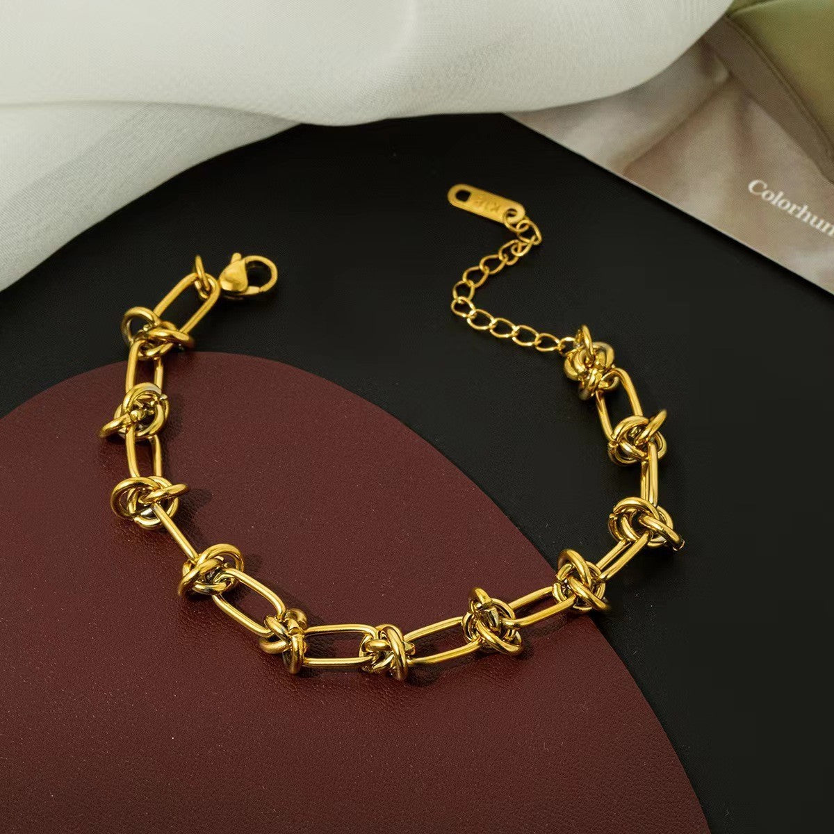 Street Style Knot Simple Pure Necklace