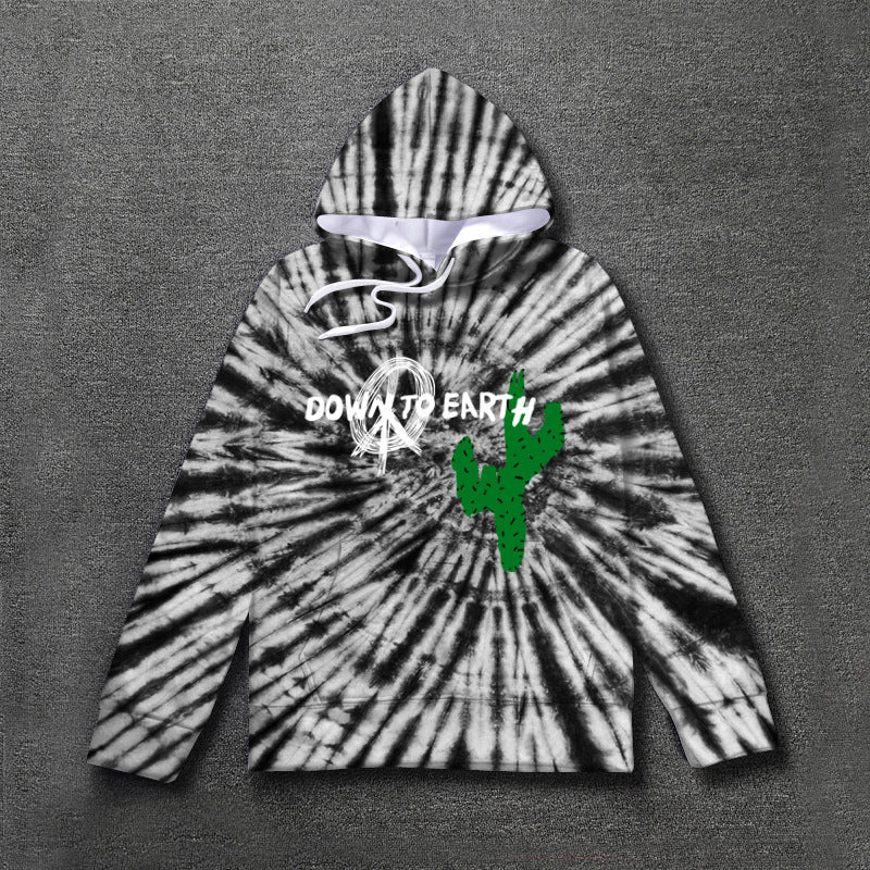 Printed Hoodie Graffiti
