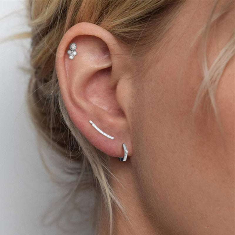 Irregular grain earrings earrings