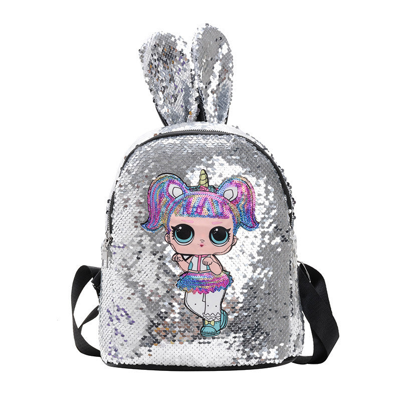 Sequined cartoon bag