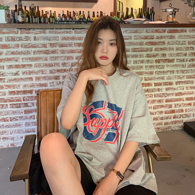 Women's Casual American Street Style T-shirt