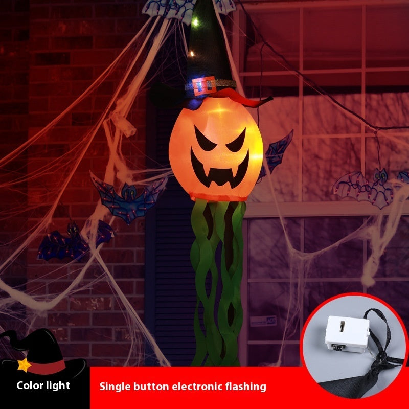 Halloween Hat LED Ghost Lighting Chain Ghost Festival Party Decoration