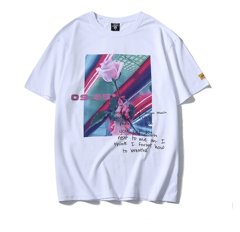 Men's rose print short