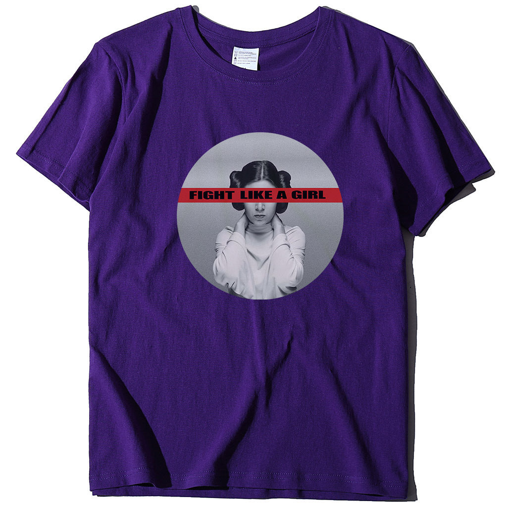 Feminist Print Casual T-shirt Short Sleeve Summer Tops Tee Shirt
