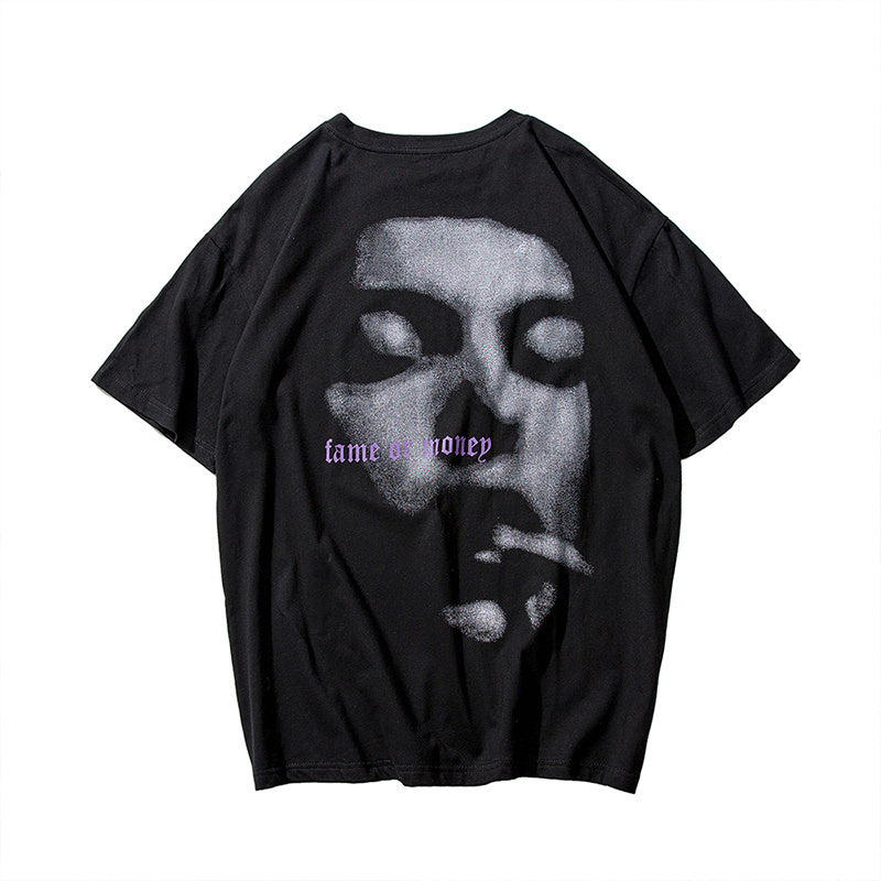 All-match half-sleeved hip-hop top