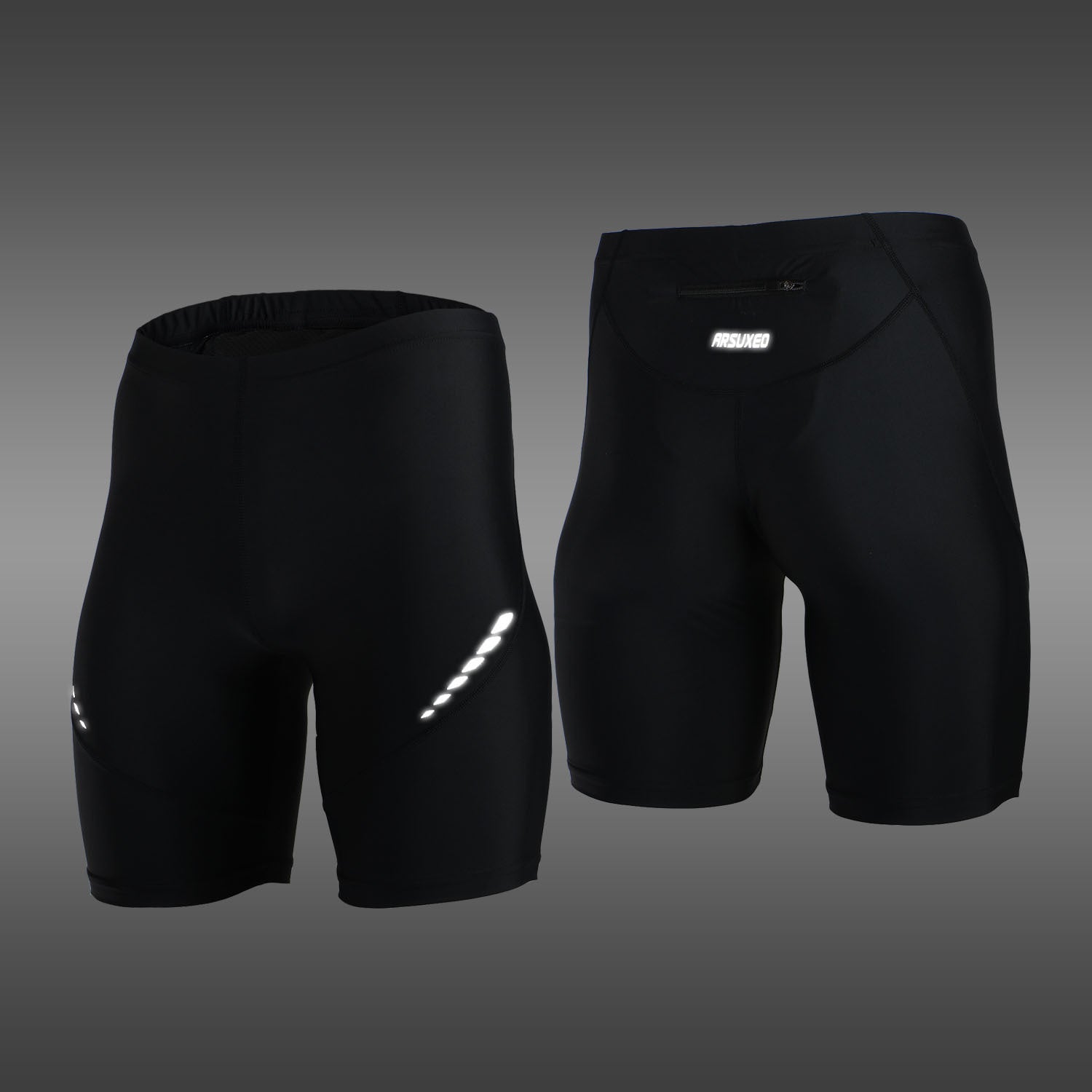 Reflective tights athletic fitness running pants