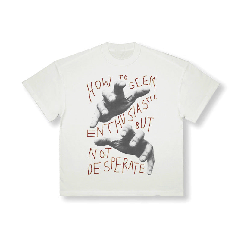Women's American Round Neck Loose T-shirt