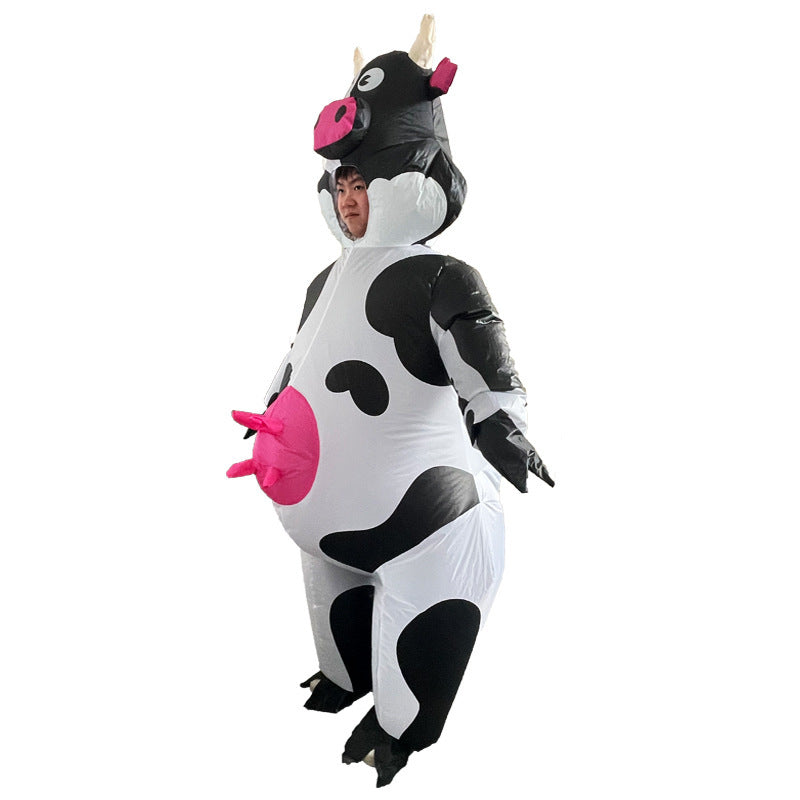Cosplay Costume Festival Party Funny Costume Bobo Cow Inflatable Clothing