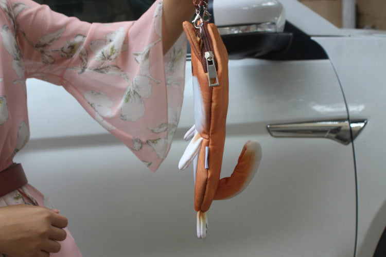 Cute cartoon 3D printing animal dog chain bag