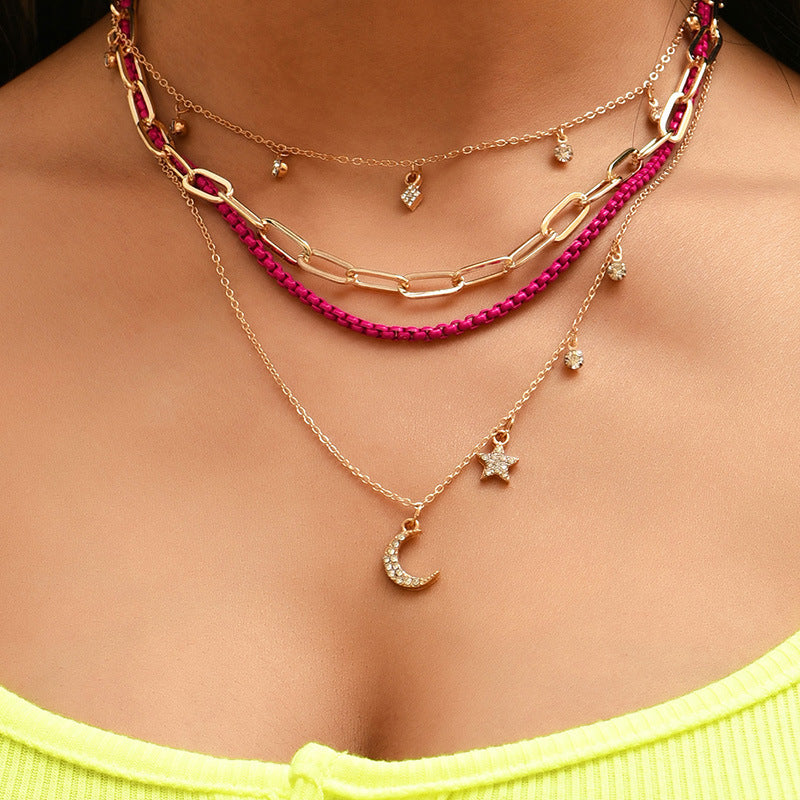 Popular Street Fashion Moon Pendant