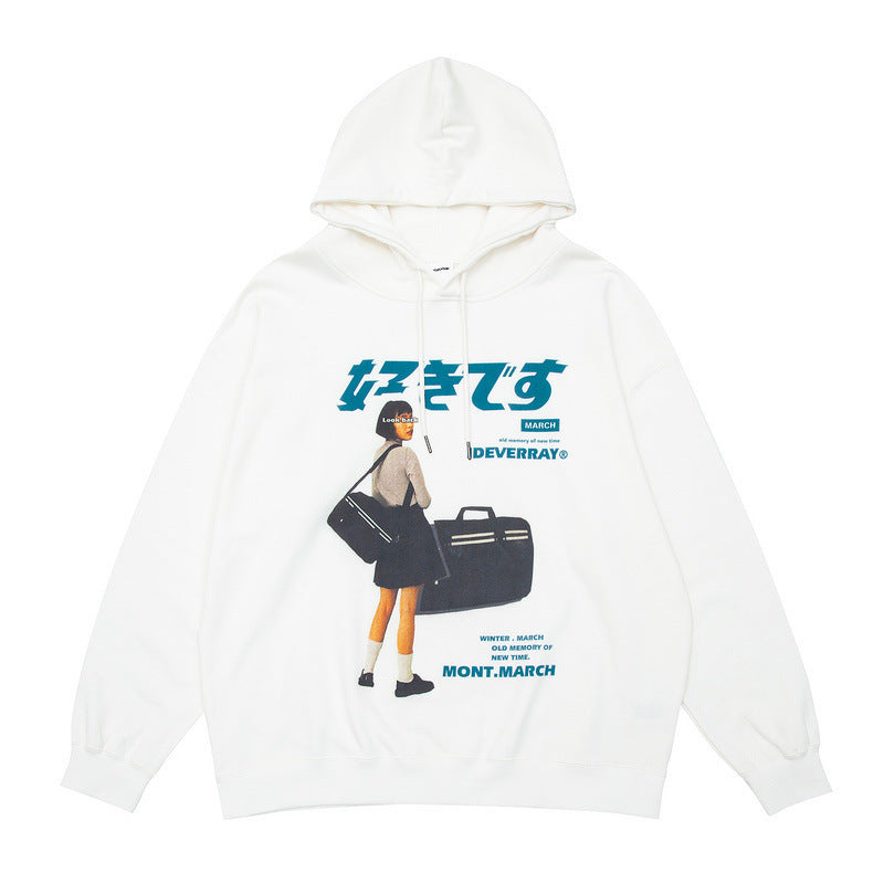 Hip-hop Street Portrait Print Top