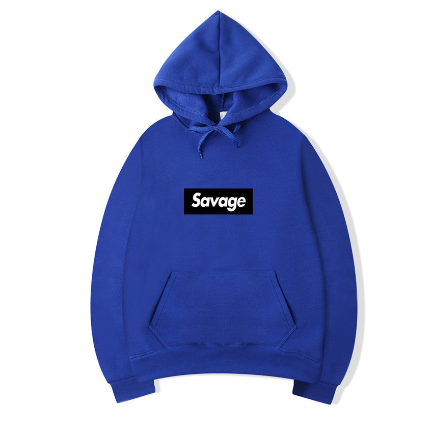 Hip Hop Hooded Sweatshirt with Letters
