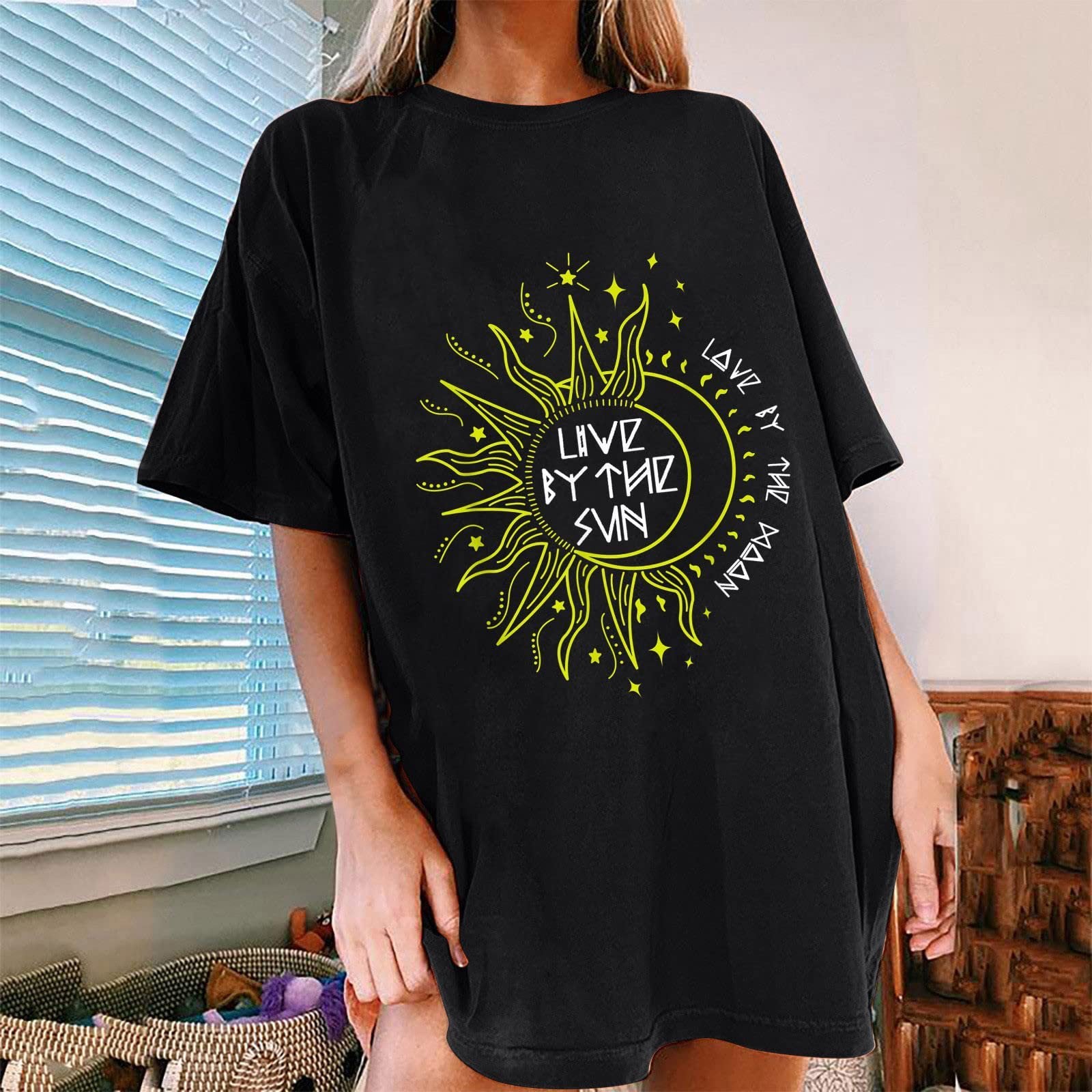 Women's Plus Size Mid-length Round Neck Short-sleeved T-shirt