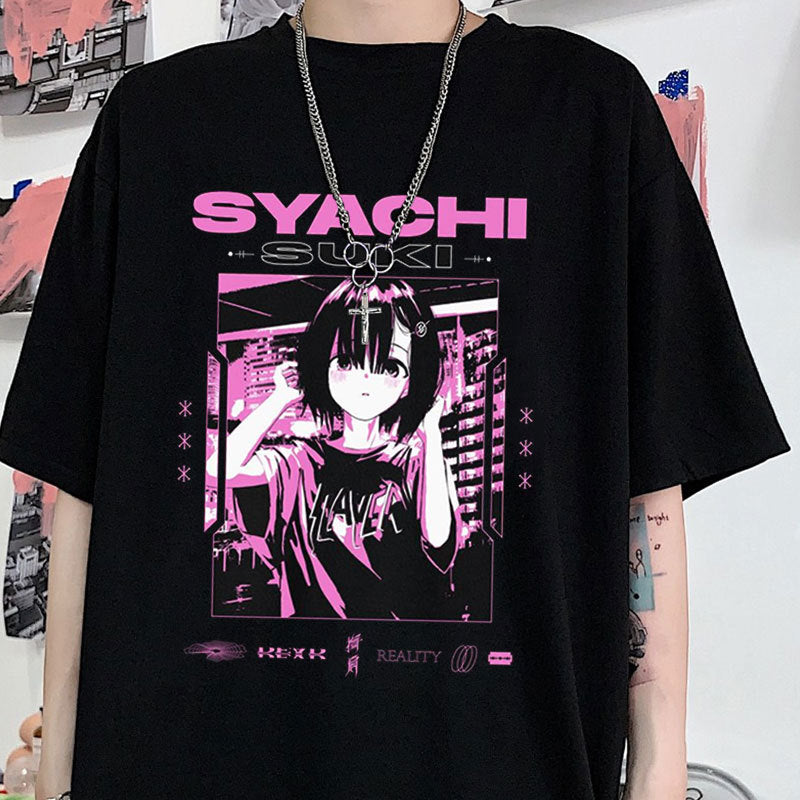 Comics Men's And Women's Street Wear Casual Short Sleeves