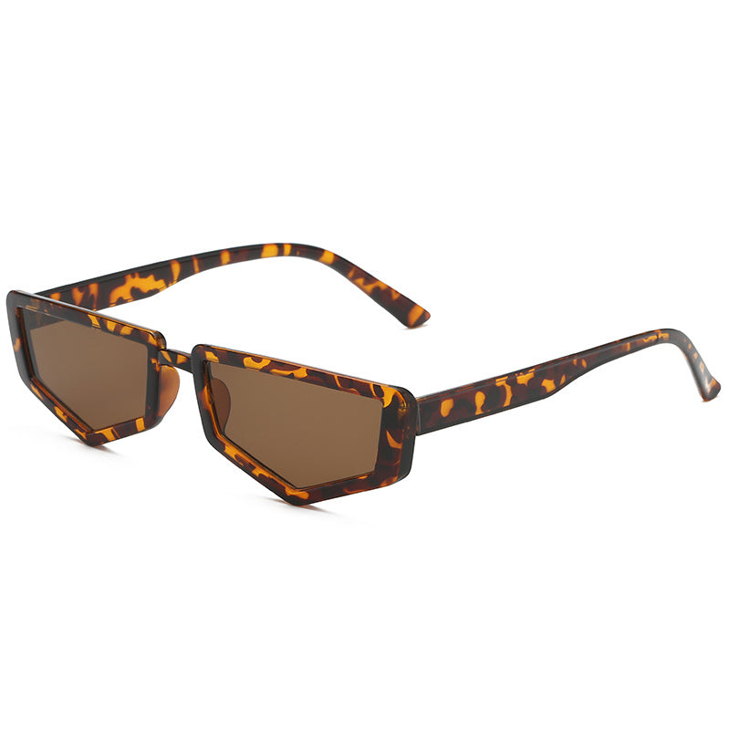 Street shot concave shape sunglasses