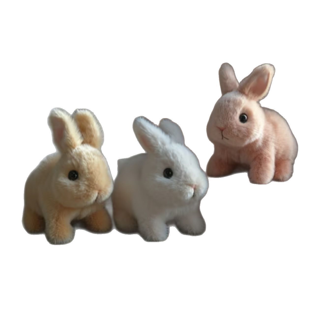 Creative Cartoon Plush Realistic Rabbit Toy