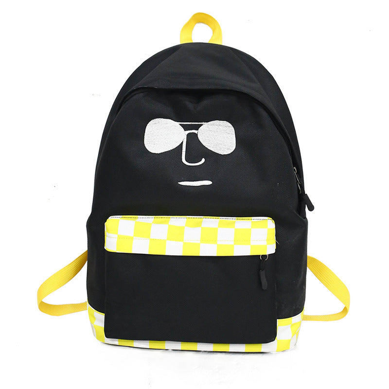 Plaid wild casual school bag