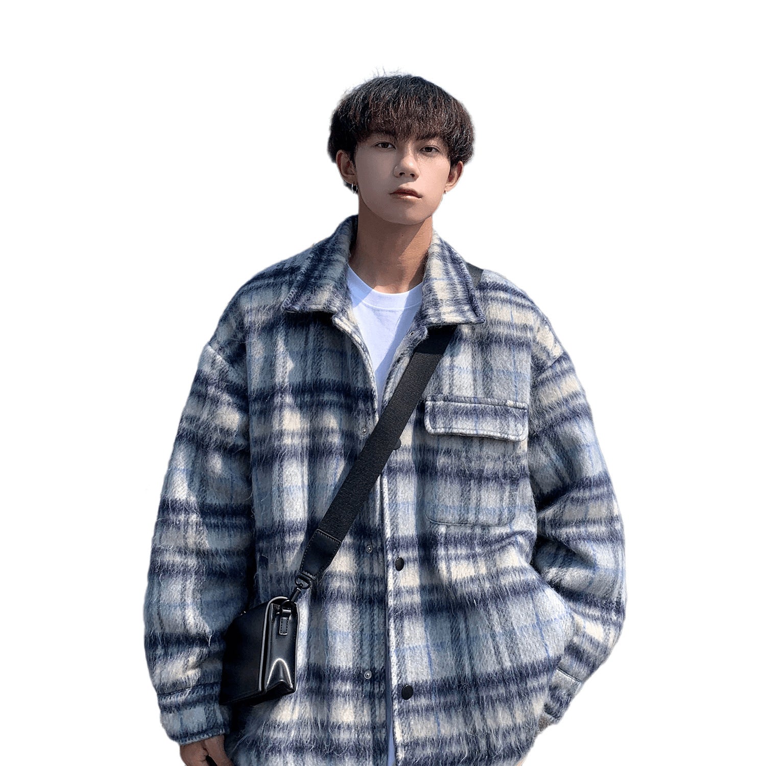 Thick Woolen Coat Men's Autumn And Winter