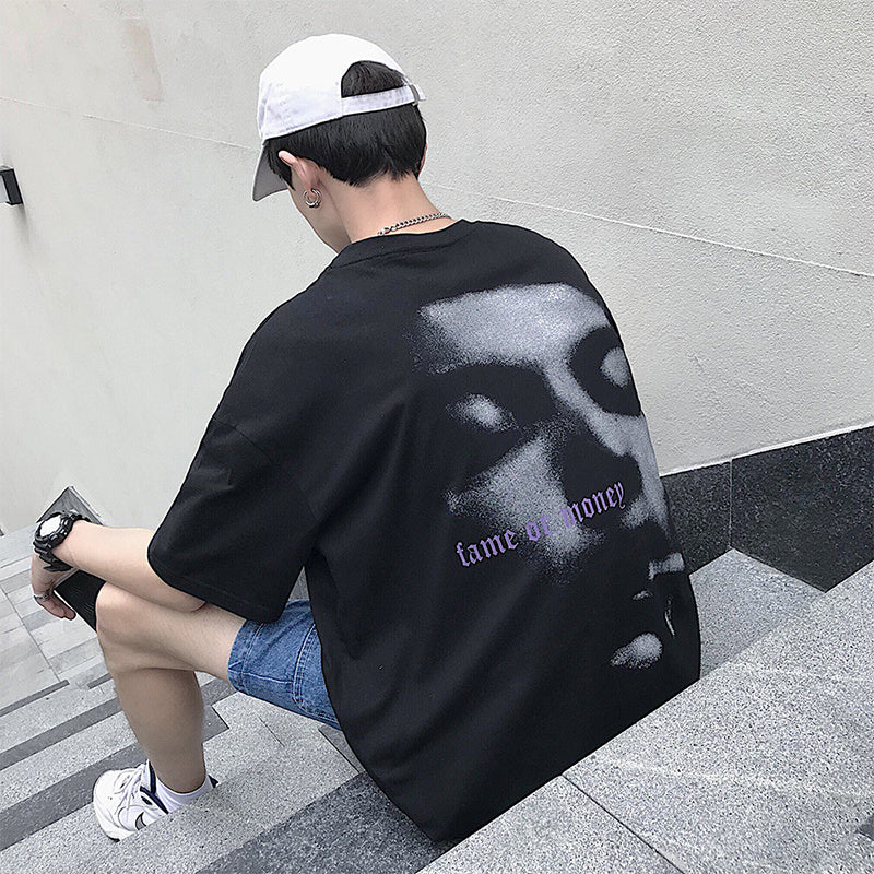 All-match half-sleeved hip-hop top