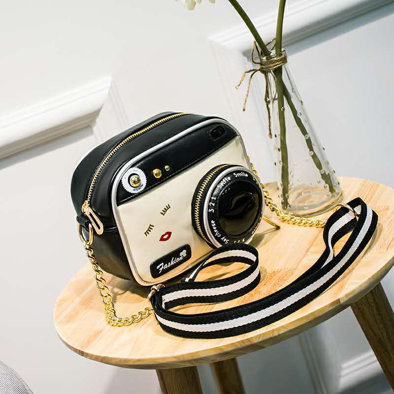personality new summer fashion camera bag bag bag chain single shoulder bag
