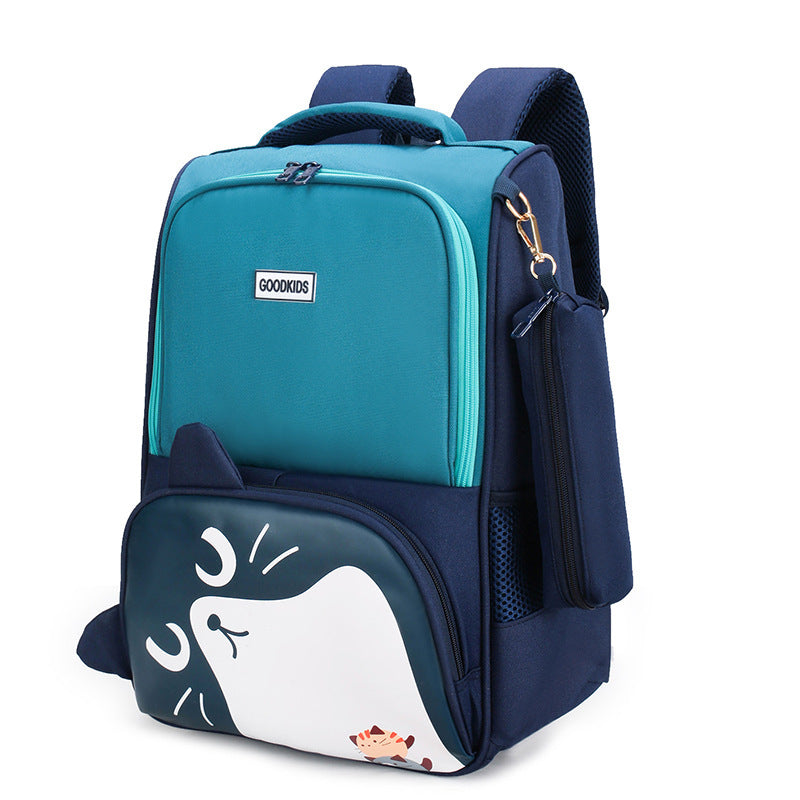 Primary School Schoolbag British College Style Large-capacity Spine Protection Backpack