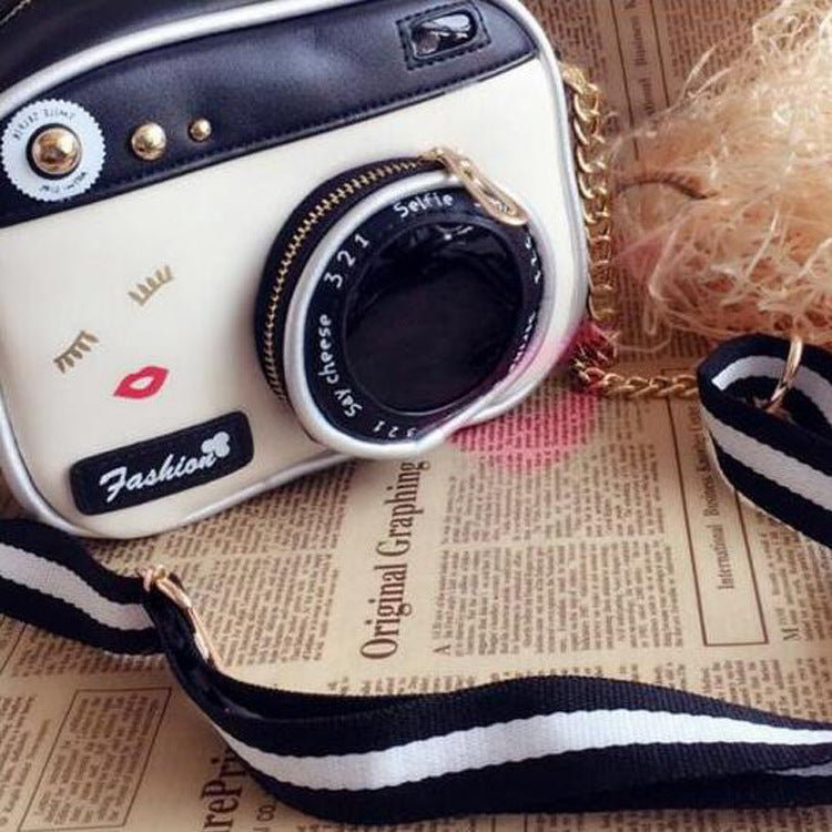 personality new summer fashion camera bag bag bag chain single shoulder bag