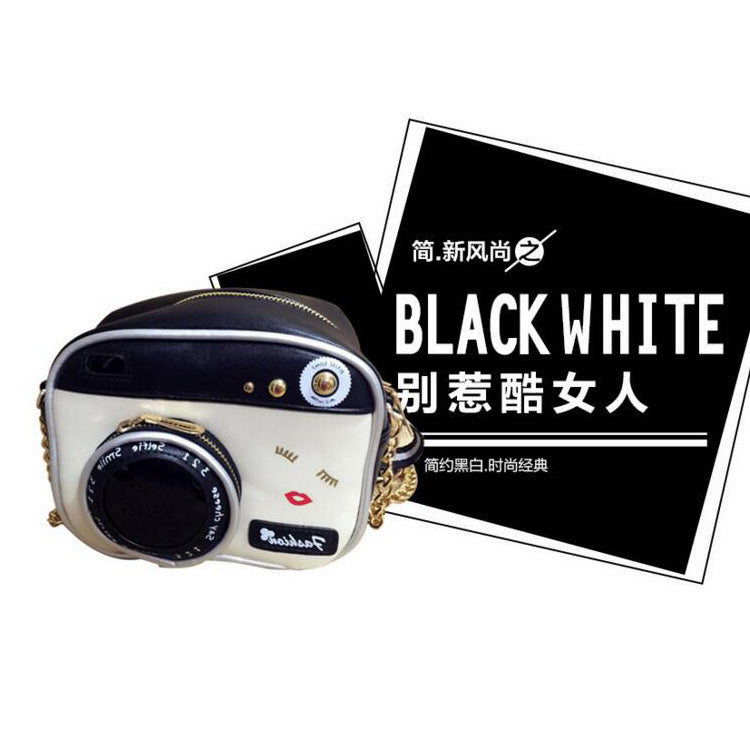 personality new summer fashion camera bag bag bag chain single shoulder bag