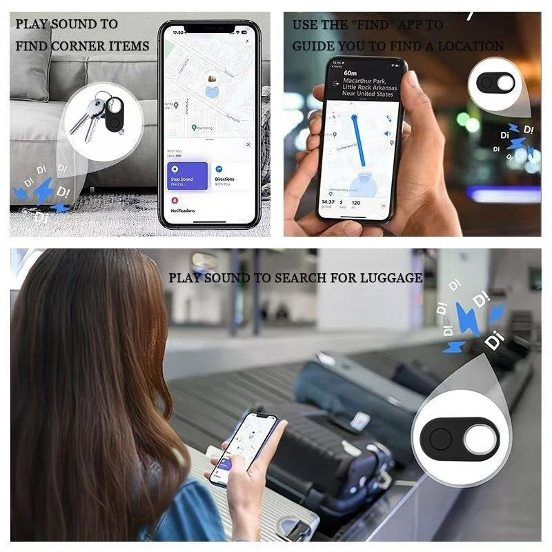 Google Search Global Tracking Anti-Loss Device GPS Backpack Key Chain Android Locator ITag