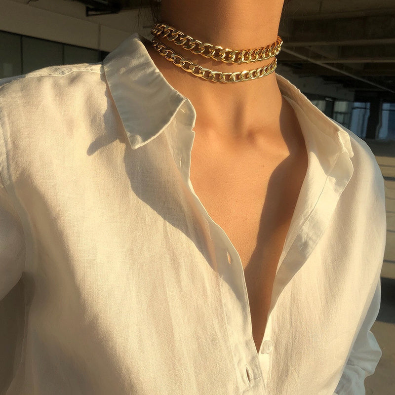 Hip-hop style chain necklace