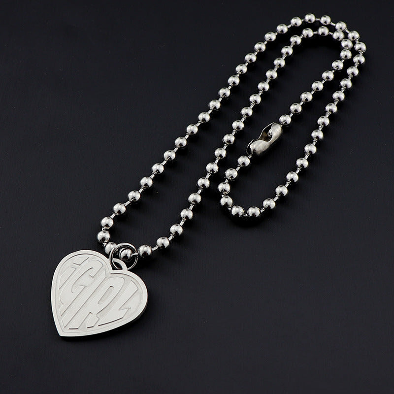 Hip hop style retro bead chain