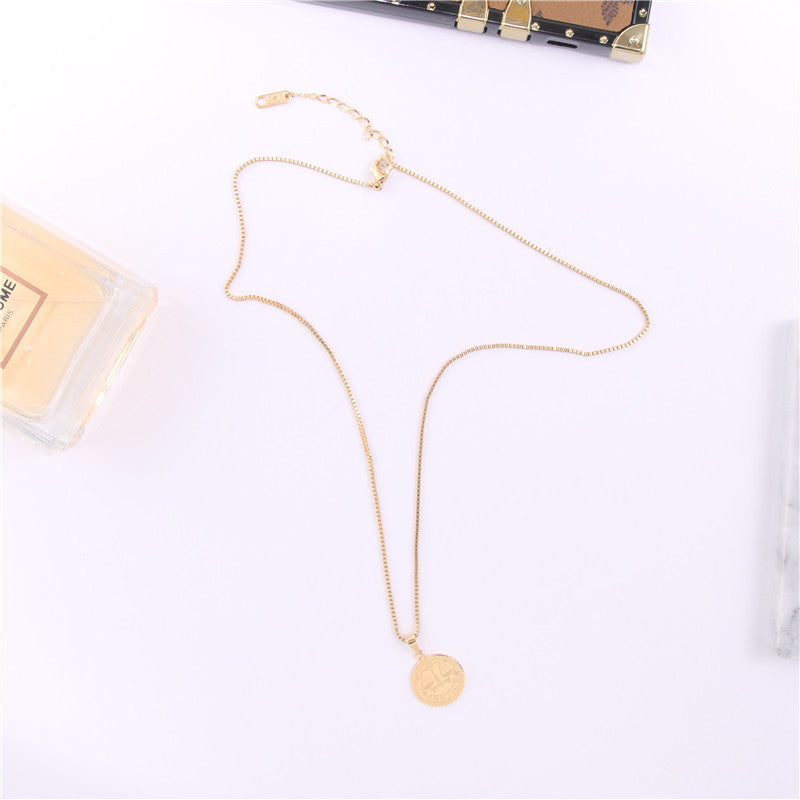 Hip hop gold necklace