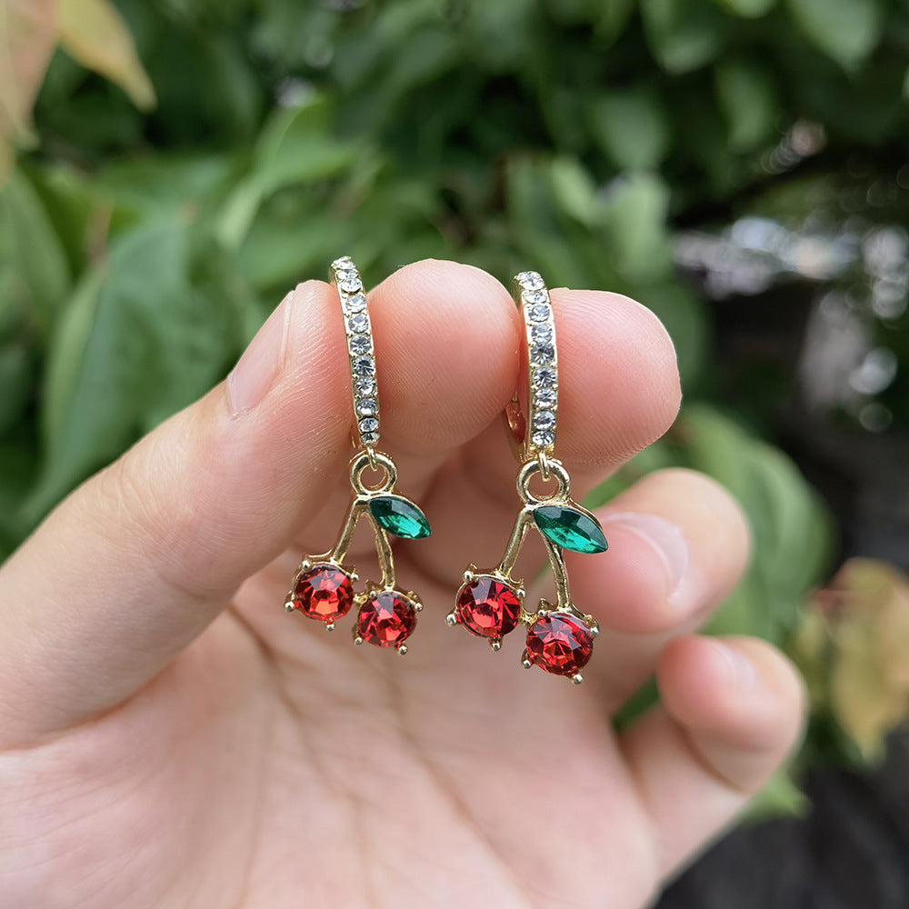Creative Candy Color Cute Bear Gummy Earrings Personality Resin Bear Pendant Earrings