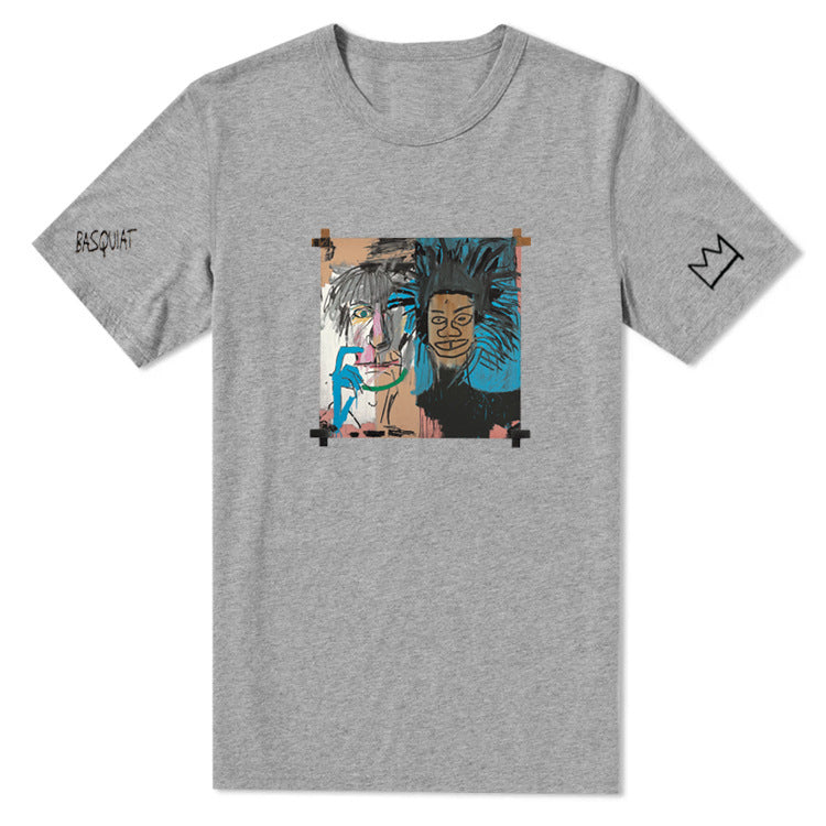 Cartoon graffiti short sleeve