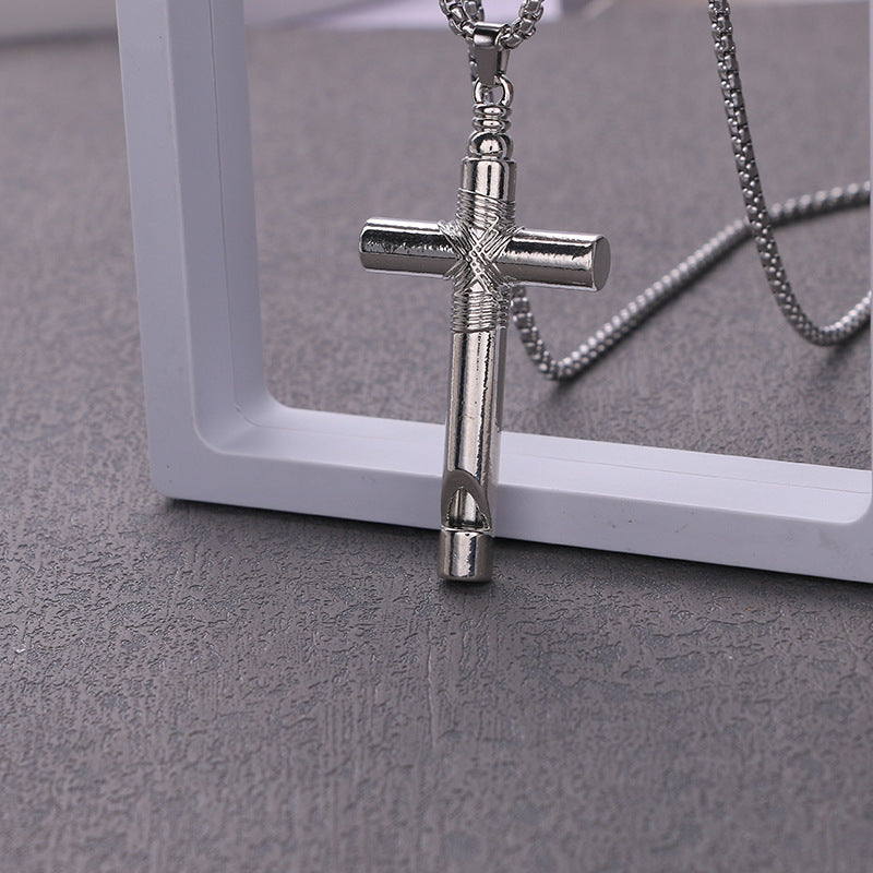 Men's Titanium Steel Hip Hop Fashion Hip Hop Stainless Steel Personalized Necklace
