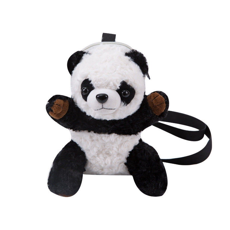 ins wild panda shoulder bag