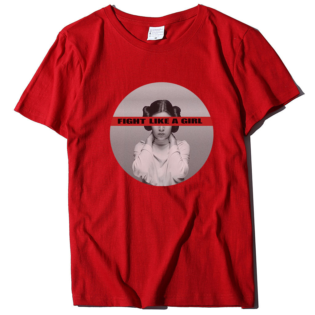 Feminist Print Casual T-shirt Short Sleeve Summer Tops Tee Shirt